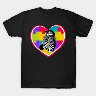 autism day zebra T-Shirt